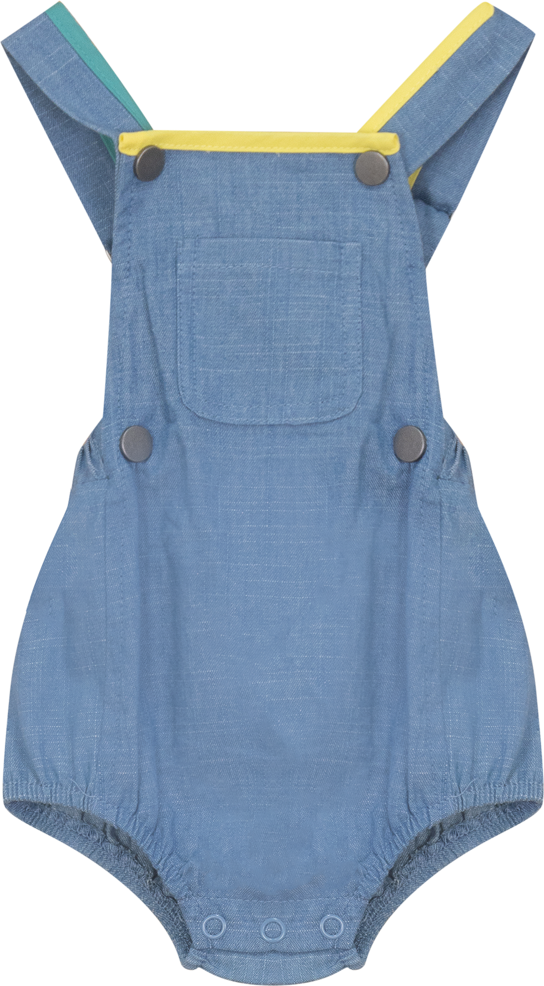 FYI Baby Boys Girls Denim Bubble Romper - SB5CP7135 FYI Baby Boys Girls Denim Bubble Romper - SB5CP7135
