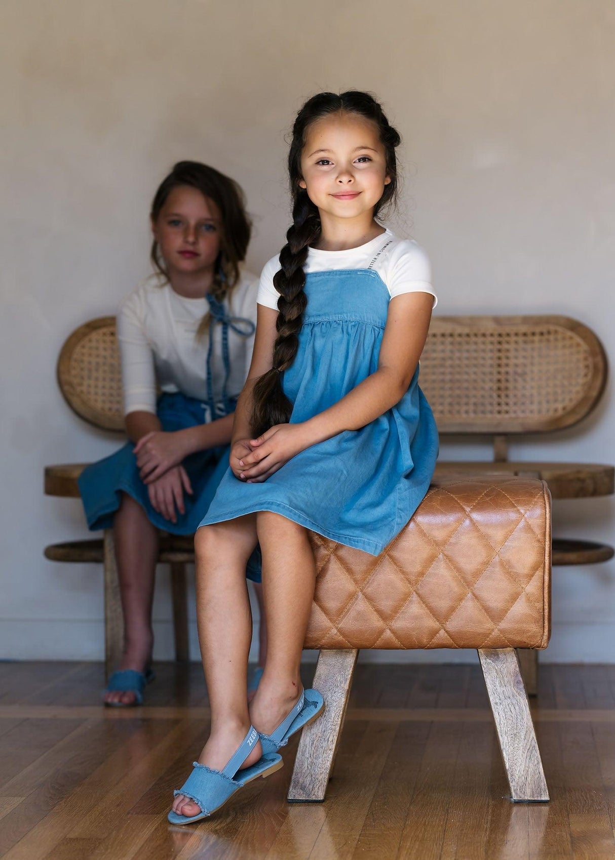 Analogie by Lil Legs Denim Tencel Collection Girls Jumper - DTJ Analogie by Lil Legs Denim Tencel Collection Girls Jumper - DTJ