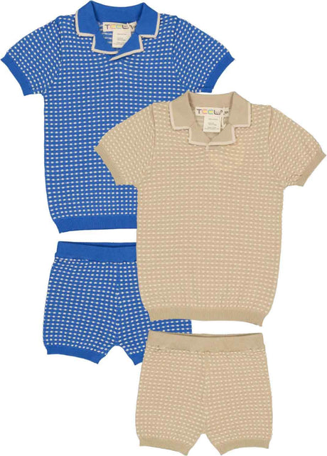 Teela Baby Boys Knit Jaquard Outfit - 18-073