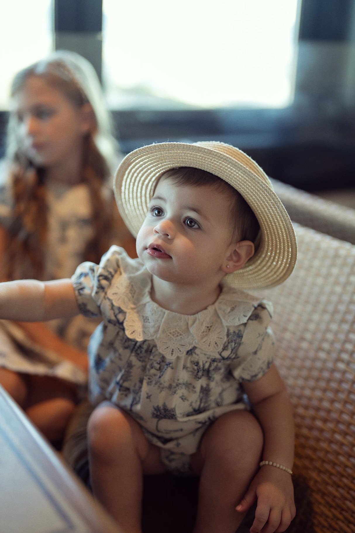 Hopscotch Baby Girls Tree Print Linen Outfit - SB5CP7144EA Hopscotch Baby Girls Tree Print Linen Outfit - SB5CP7144EA