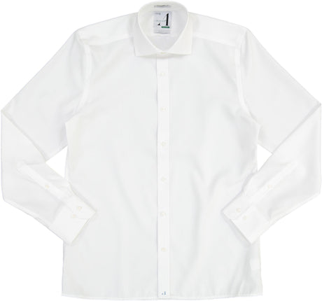 Alviso Mens White Long Sleeve 100% Cotton Non-Iron Dress Shirt - 1N42