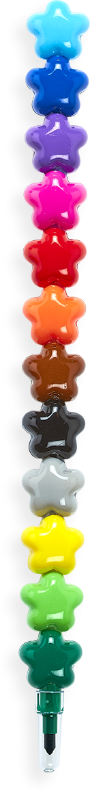 ooly Stars Stacking Crayons - 133-089 ooly Stars Stacking Crayons - 133-089