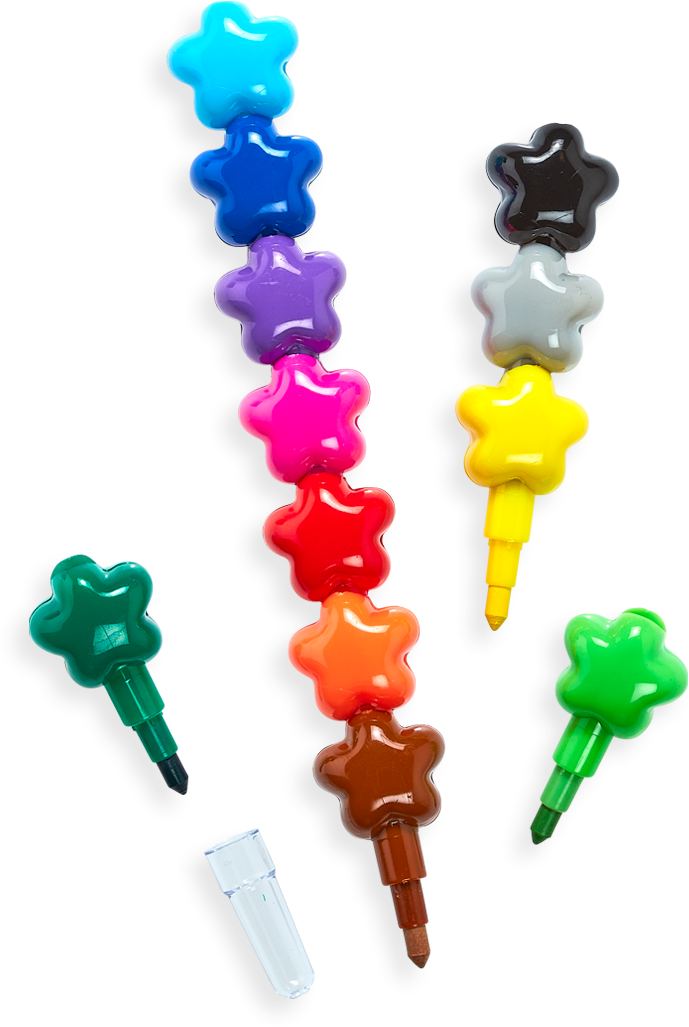 ooly Stars Stacking Crayons - 133-089 ooly Stars Stacking Crayons - 133-089