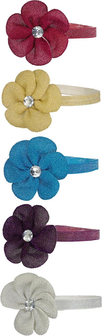 Expressions Baby Girls Sparkly Flower Headband - EXW1178 Expressions Baby Girls Sparkly Flower Headband - EXW1178