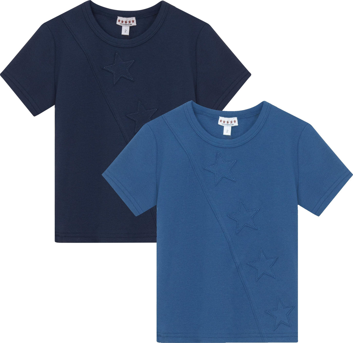 5 Stars Boys Ribbed Star Short Sleeve T-shirt - SB5CP7192 5 Stars Boys Ribbed Star Short Sleeve T-shirt - SB5CP7192