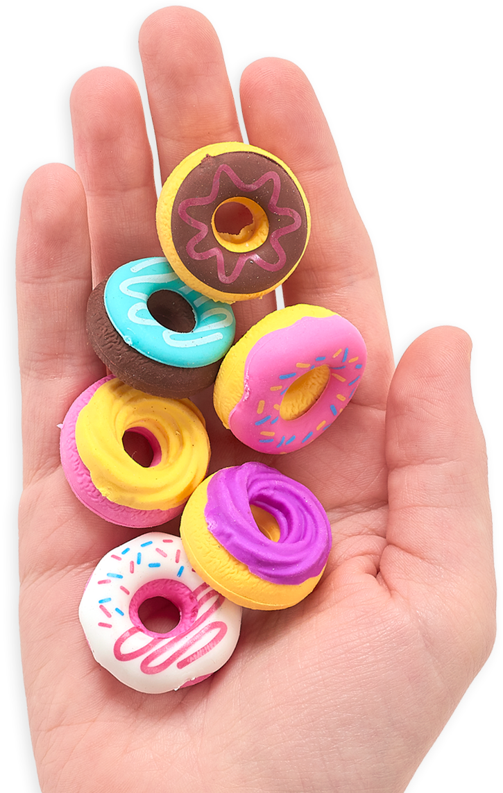 ooly Scented Donuts Eraser 6 Pack - 112-078 ooly Scented Donuts Eraser 6 Pack - 112-078