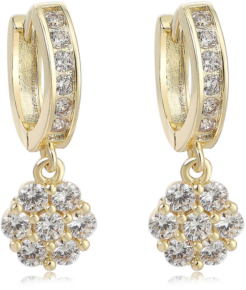 Tiny Gem Girls Diamond Circle Huggie Earring - TG3021 Tiny Gem Girls Diamond Circle Huggie Earring - TG3021