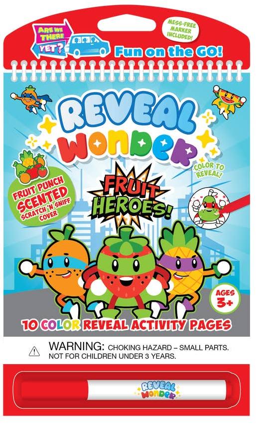 Scentco Reveal Wonder Fruit Heroes Activity Book - RW002 Scentco Reveal Wonder Fruit Heroes Activity Book - RW002