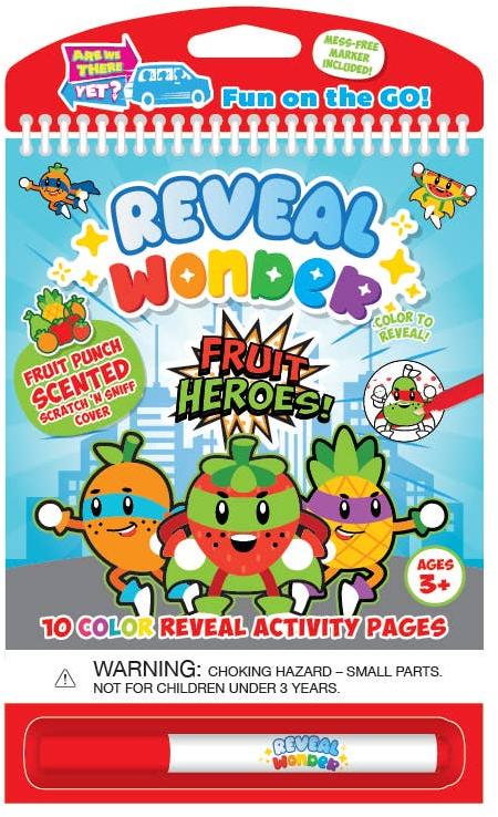 Scentco Reveal Wonder Fruit Heroes Activity Book - RW002 Scentco Reveal Wonder Fruit Heroes Activity Book - RW002