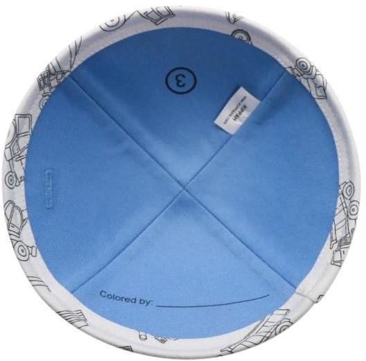 iKippah Boys Color Me Mine Construction Yarmulka iKippah Boys Color Me Mine Construction Yarmulka