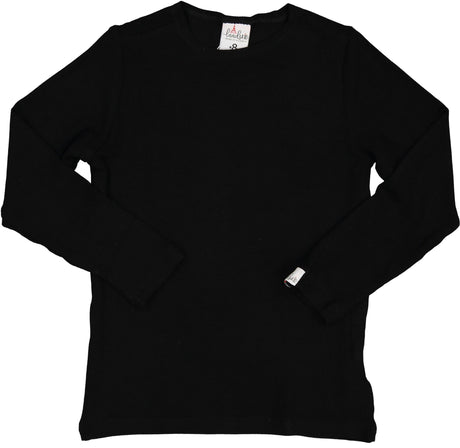 LandsKID Boys Girls Unisex Long Sleeve Ribbed Modal T-shirt - LK5