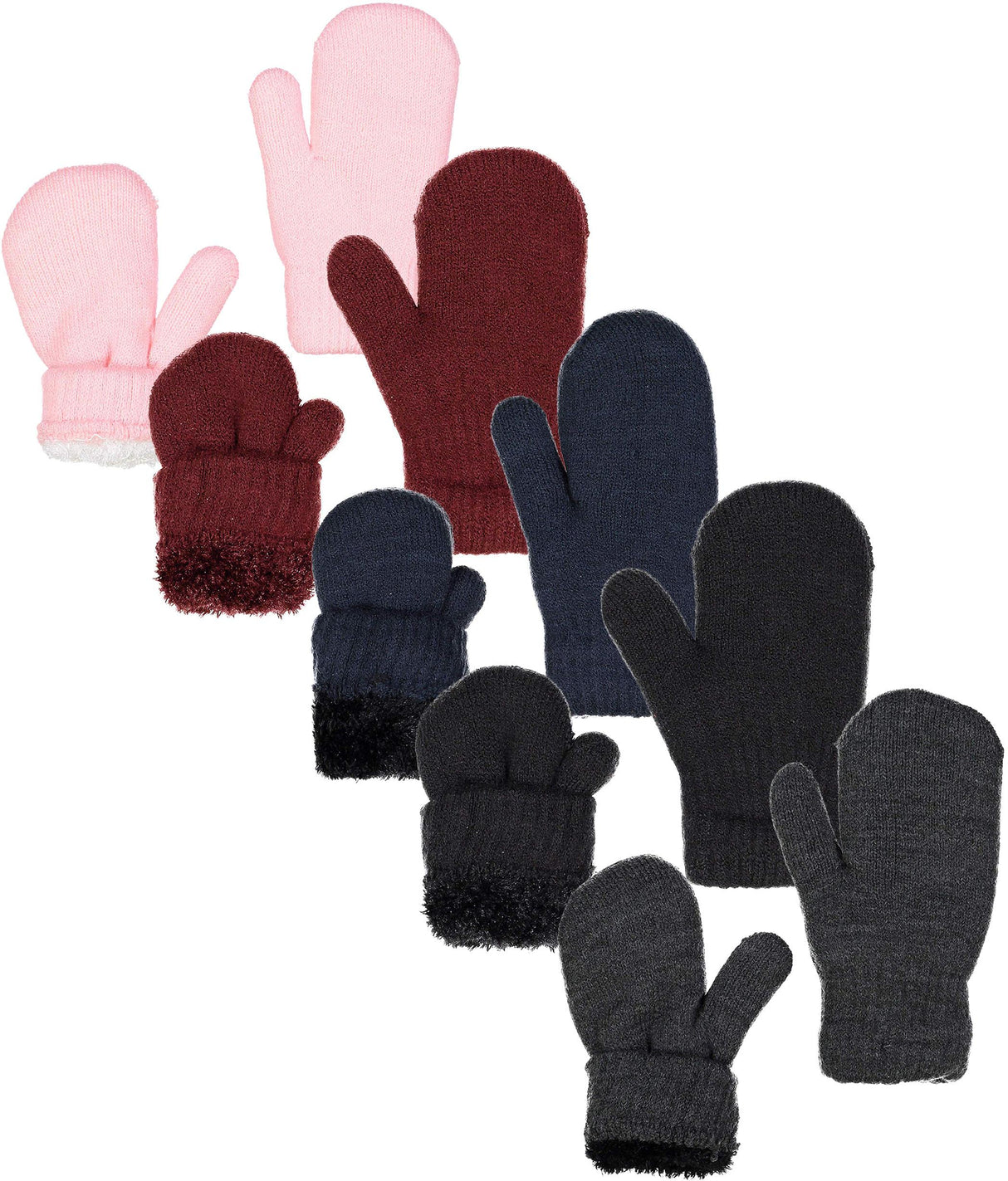 Zehu Childrens Unisex Insulated Knit Mittens - 5150 Zehu Childrens Unisex Insulated Knit Mittens - 5150