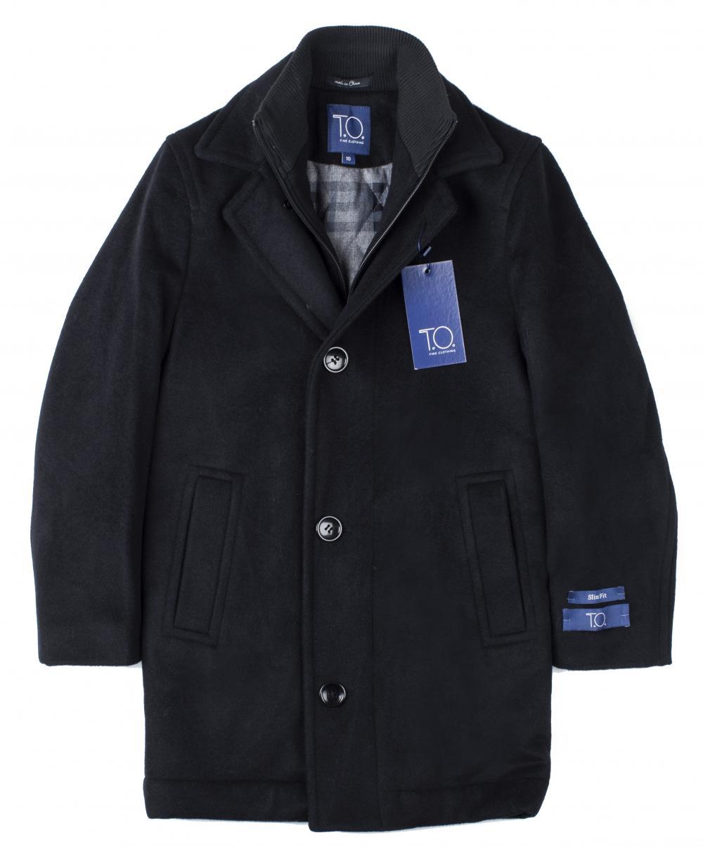 T.O. Collection Boys Wool Coat - ORLANDO-1 T.O. Collection Boys Wool Coat - ORLANDO-1