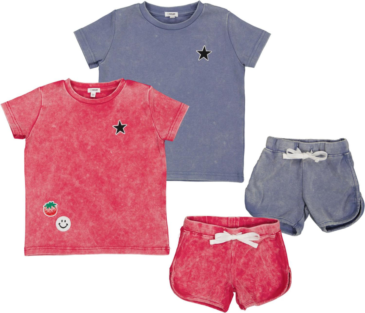 Bonjoy Baby Boys Girls Patch Outfit - BTS25004TS Bonjoy Baby Boys Girls Patch Outfit - BTS25004TS