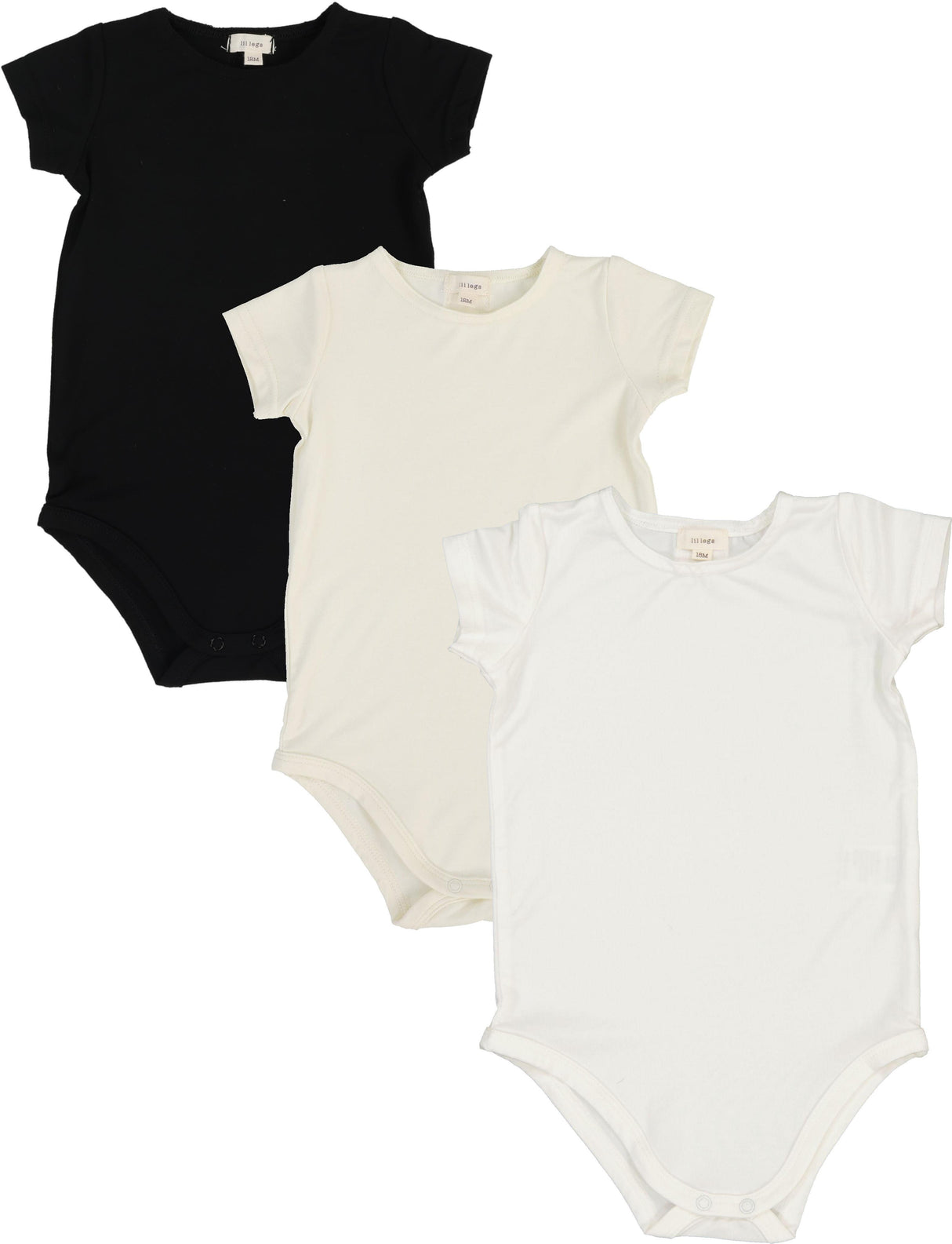 Lil Legs Bamboo Collection Baby Toddler Boys Girls Short Sleeve Onesie Bodysuit - BTO Lil Legs Bamboo Collection Baby Toddler Boys Girls Short Sleeve Onesie Bodysuit - BTO