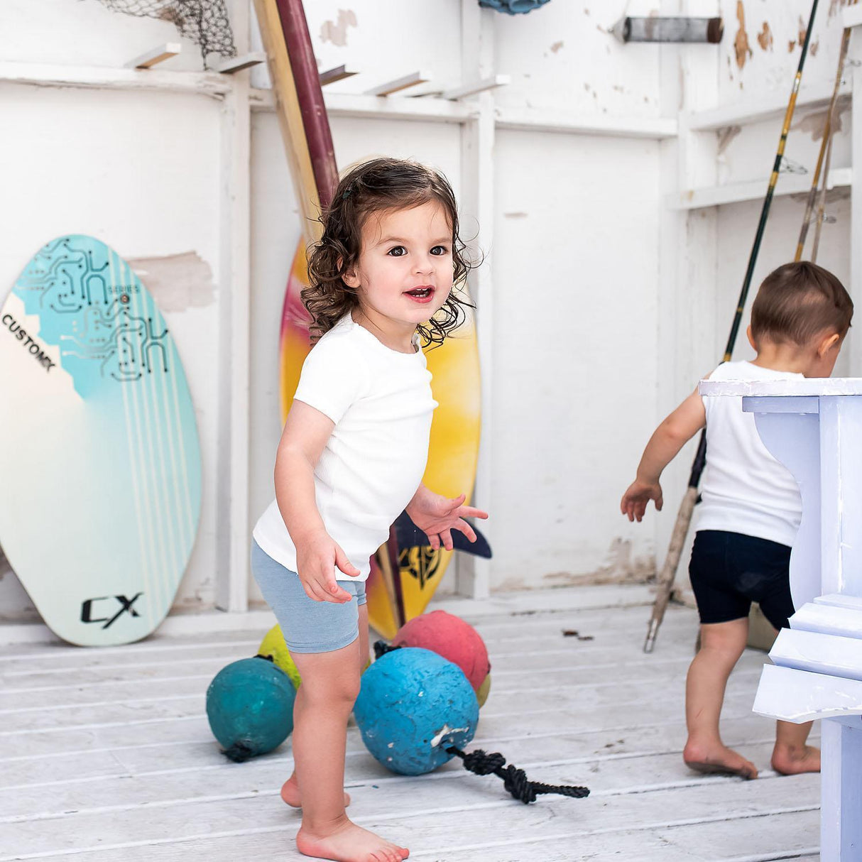 Lil Legs Basic Collection Baby Toddler Boys Girls Biker Shorts Leggings Lil Legs Basic Collection Baby Toddler Boys Girls Biker Shorts Leggings