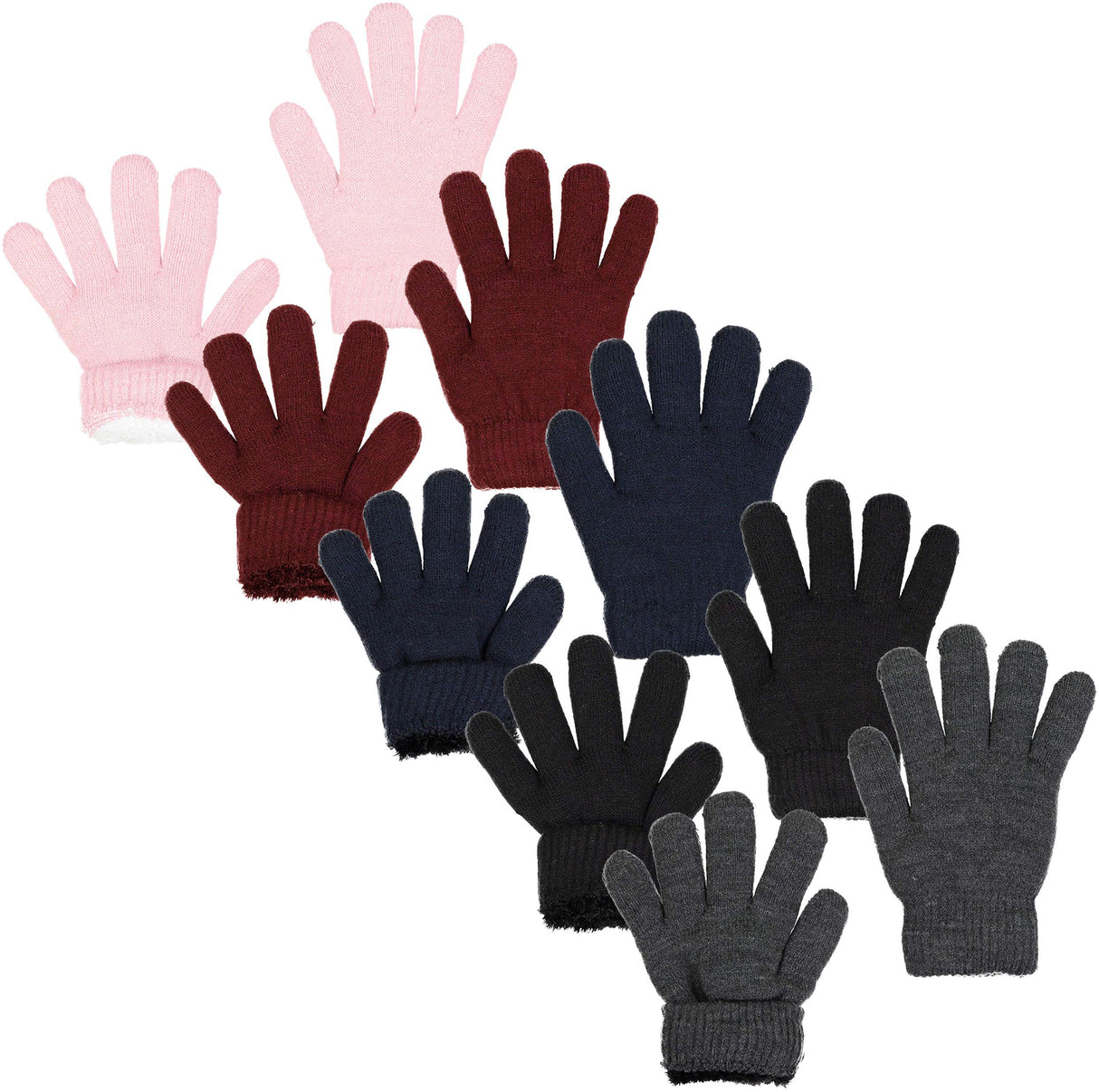 Zehu Childrens Unisex Insulated Knit Gloves - 5650 Zehu Childrens Unisex Insulated Knit Gloves - 5650