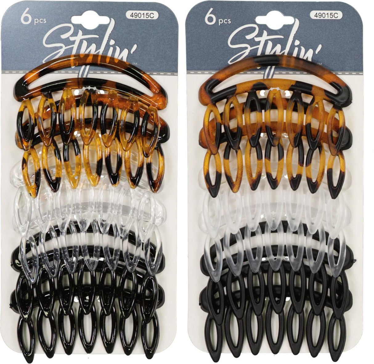 Stylin' Hair Side Comb 6 Pack - 49015 Stylin' Hair Side Comb 6 Pack - 49015