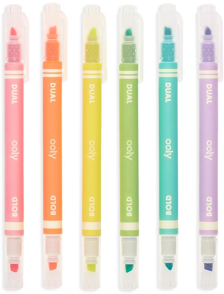 ooly Double Ended Highlighter 6 Pack - 130-078 ooly Double Ended Highlighter 6 Pack - 130-078