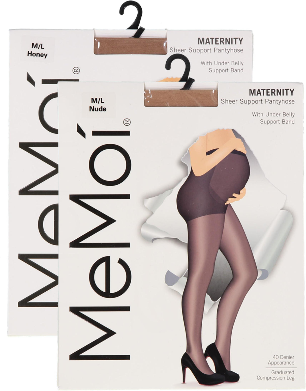 Memoi Womens Maternity 40 Denier Sheer Support Pantyhose - MA-402 Memoi Womens Maternity 40 Denier Sheer Support Pantyhose - MA-402