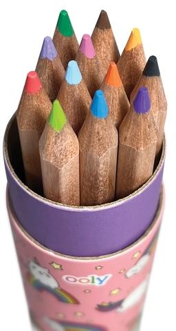 ooly Draw 'n' Doodle Mini Colored Pencils & Sharpener 12 Pack - 128-172 ooly Draw 'n' Doodle Mini Colored Pencils & Sharpener 12 Pack - 128-172