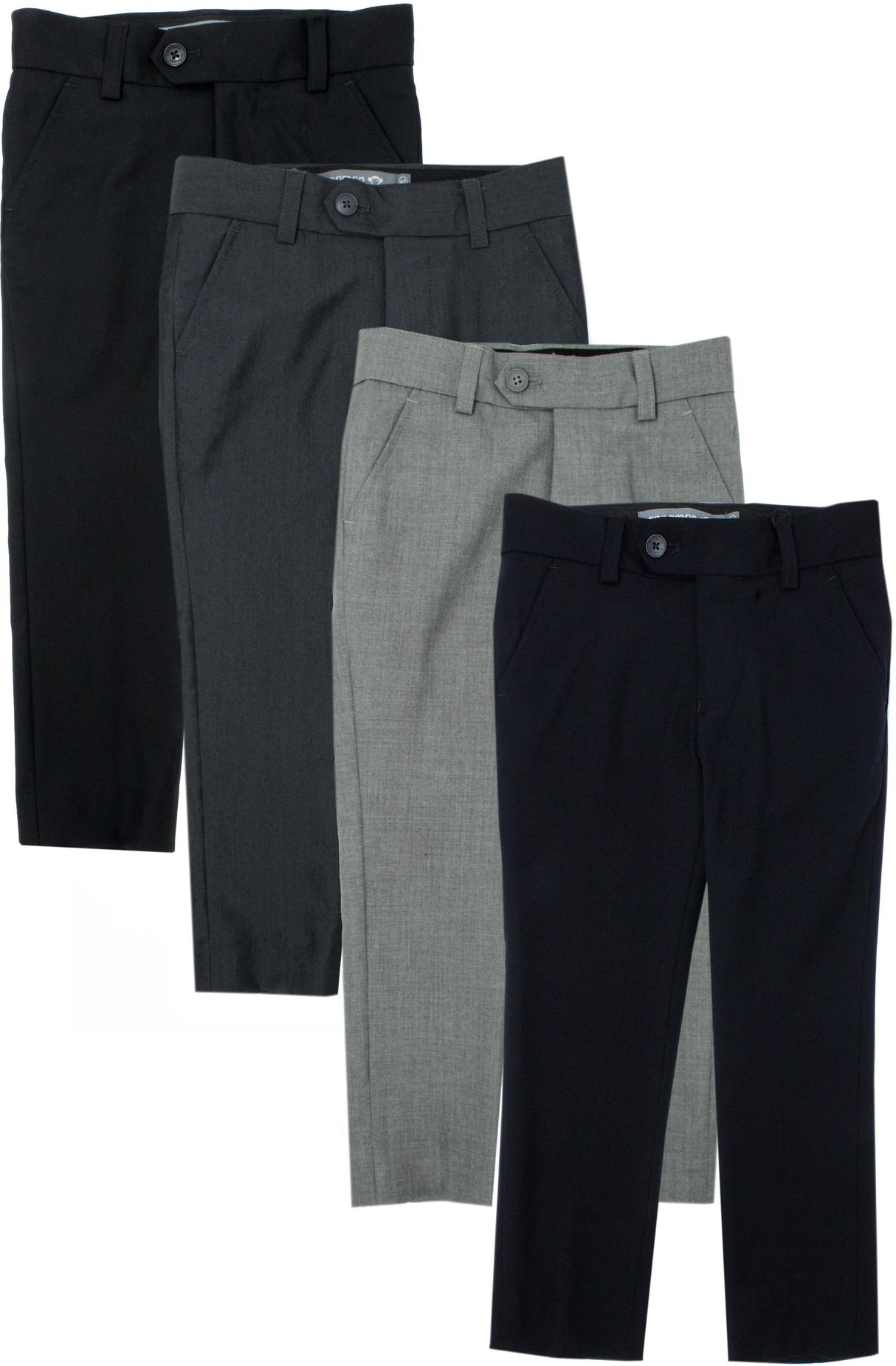 APPAMAN Boys' Slim Fit Dress Pants - 8SUP APPAMAN Boys' Slim Fit Dress Pants - 8SUP
