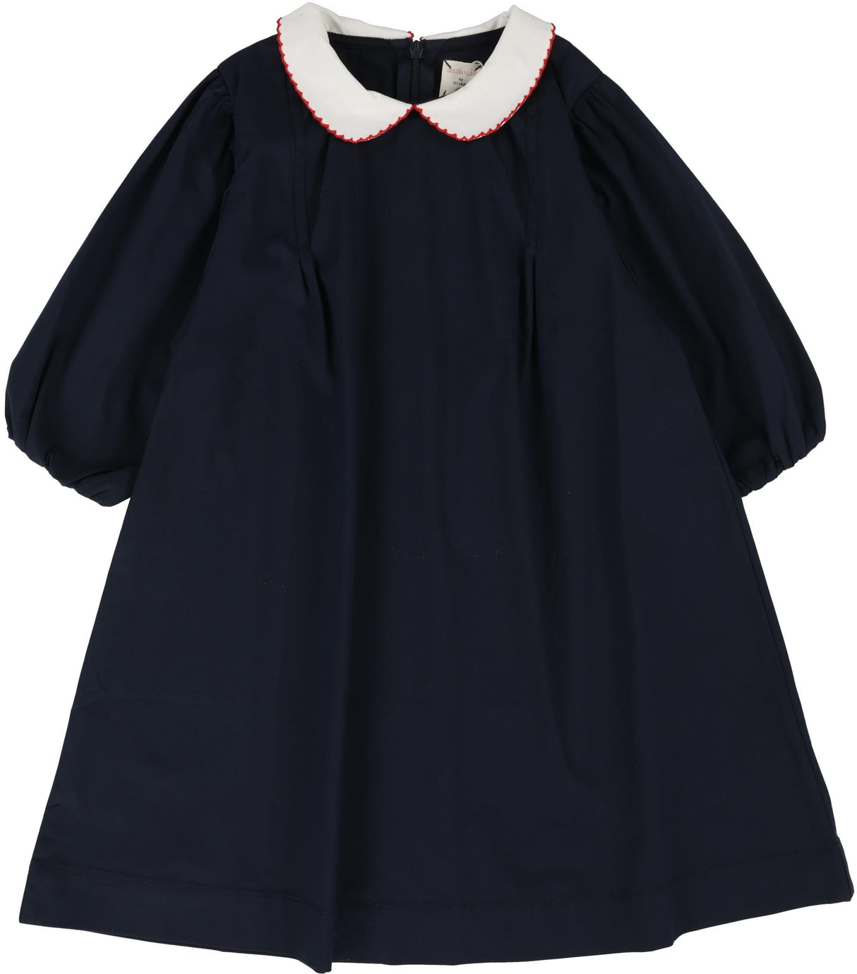Analogie by Lil Legs Popelin Collection Girls Popelin Puff Sleeve 3/4 Sleeve Dress - PPSDQ Analogie by Lil Legs Popelin Collection Girls Popelin Puff Sleeve 3/4 Sleeve Dress - PPSDQ
