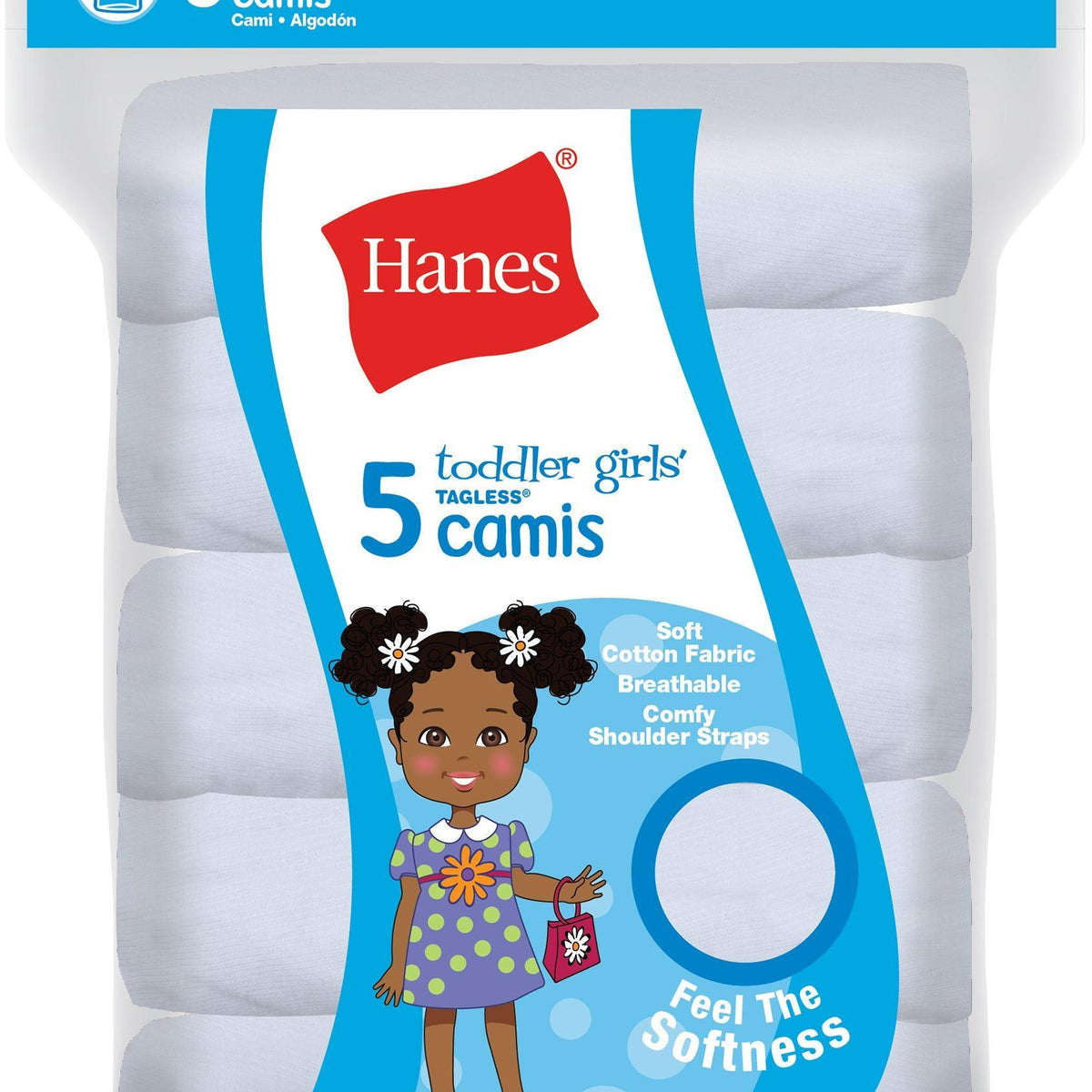 Hanes EcoSmart Tagless Brief Underwear, 10 Pack (Toddler Girls