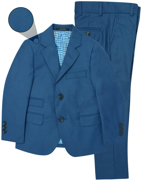 T.O. Collection Boys French Blue Suit Separates - AF31886-169 T.O. Collection Boys French Blue Suit Separates - AF31886-169