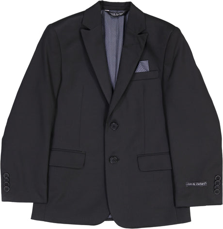 Leo & Zachary Boys Black Suit Separates Leo & Zachary Boys Black Suit Separates