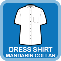 Boys Short Sleeve Button Down Dress Shirts with Mandarin Collar