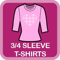 Girls 3/4 Sleeve T-Shirts