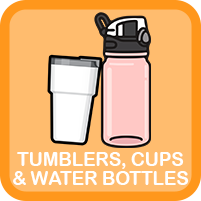 Tumblers, Cups, Waterbottles