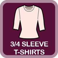 Womens 3/4 Sleeve T-Shirts