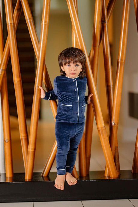 Pouf Boys Girls Velour Pajamas - Velour PJ