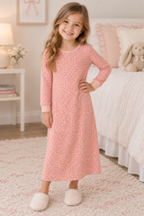 LayLay Girls Circles Cotton Nightgown - W26-162RB