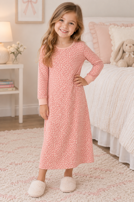 LayLay Girls Circles Cotton Nightgown - W26-162RB