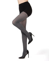 Memoi Womens FirmFit 80 Denier Heather Control Top Tights - MO-894