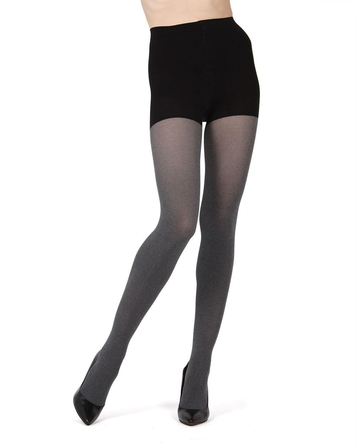 Memoi Womens FirmFit 80 Denier Heather Control Top Tights - MO-894