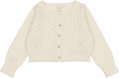 Analogie by Lil Legs Shabbos Collection Girls Pointelle Cardigan