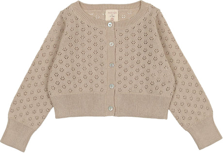 Analogie by Lil Legs Shabbos Collection Girls Pointelle Cardigan