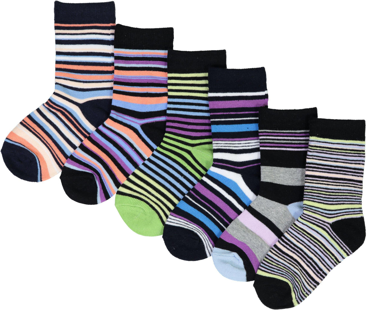 MB55 Boys Striped Dress Socks - 8432