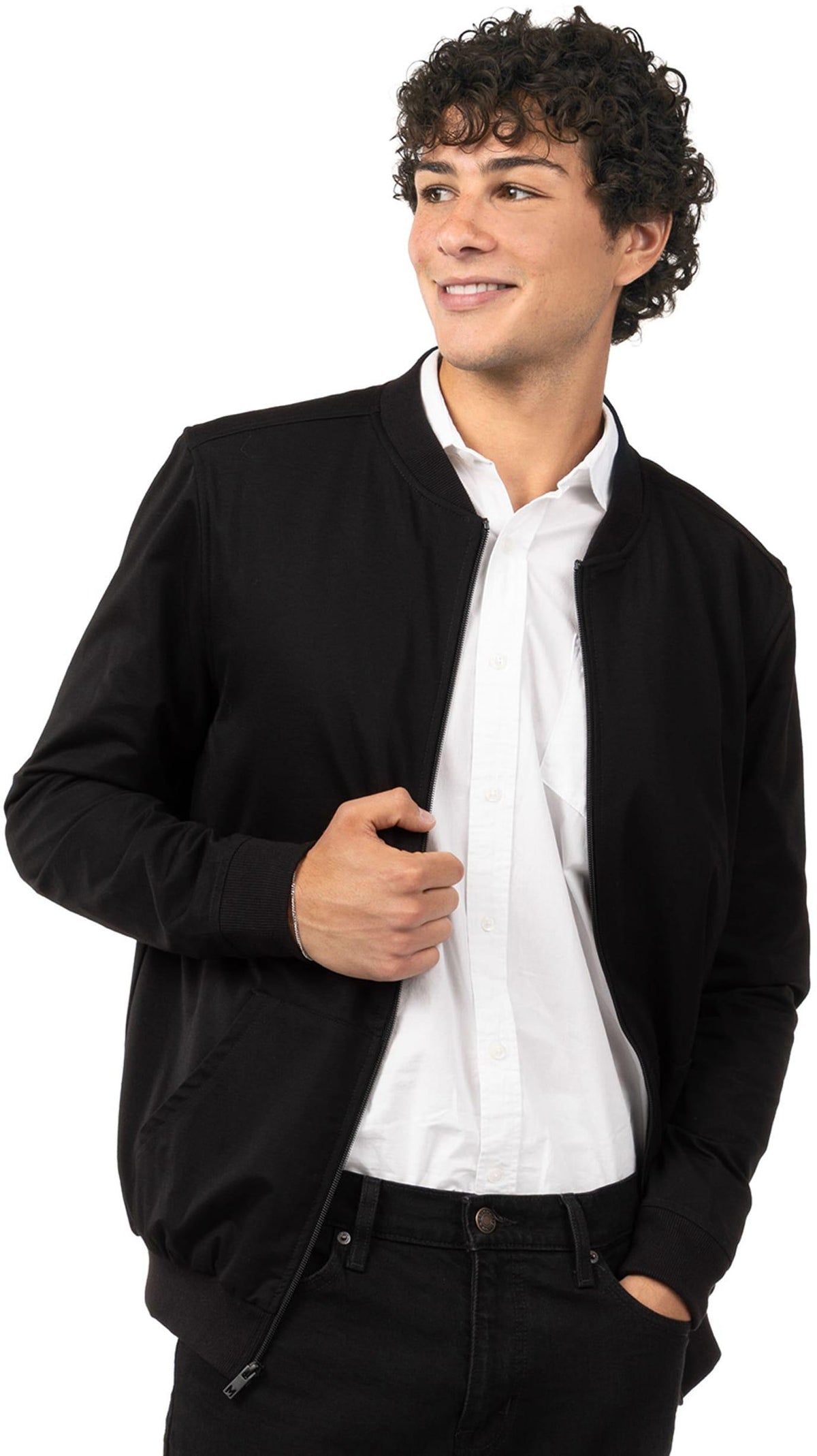 Memoi Mens Fur Lined Sweatshirt - MMJ-006