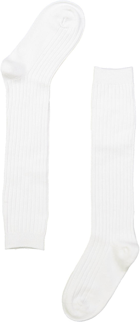 Spot On Basics Girls Ribbed Cotton Knee Socks - SP-1039