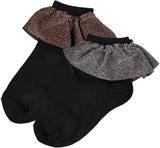 JRP Girls Glitz Lace Ankle Sock - AGLT