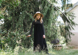 Lil Legs Shabbos Collection Girls Velour High Waisted Maxi Robe