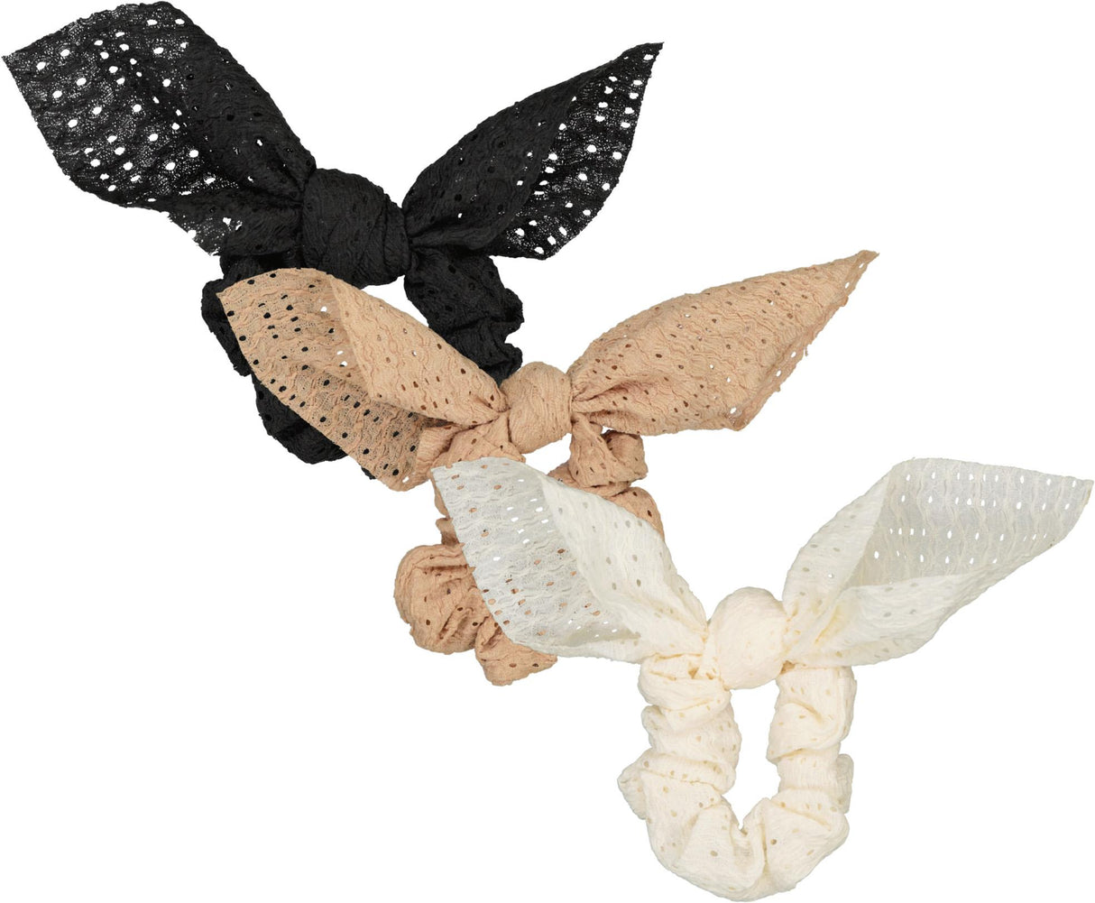 Keshet Eyelet Scrunchy with Tails - PT2611