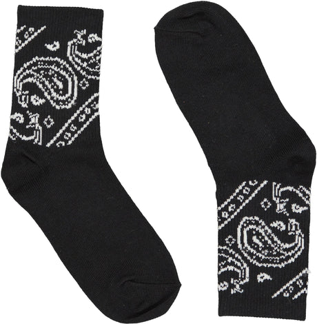 Zubii Bandana Paisley Ankle Socks - 825