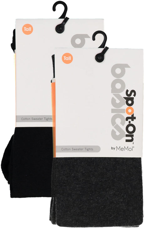 Spot On Basics by Memoi Womens/Teens Solid Cotton Tights - SP-3400T
