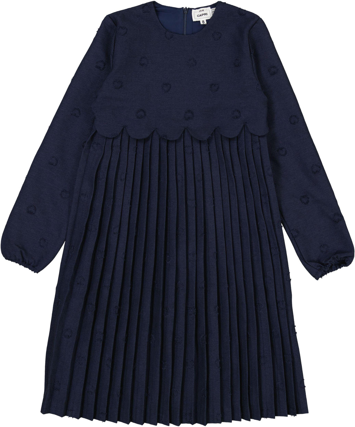 Jolie Capri Girls Pleated Dress - WB6CY3059D